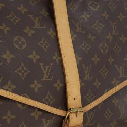 Pre Owned Louis Vuitton Monogram Canvas Saumur 35