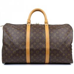 Pre Owned Louis Vuitton Monogram Canvas Keepall 50 Bag