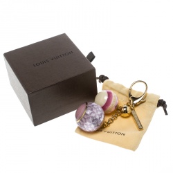 مملوكة مسبقًا Louis Vuitton Multicolor Mini Lin Croisette Key Holder / Bag Charm 