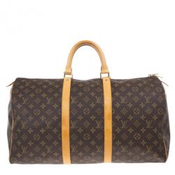 Pre Owned Louis Vuitton Canvas Monogram Keepall 50