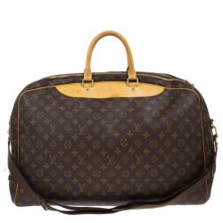 Auth LOUIS VUITTON Alize 2 Poches Monogram Suitcase Travel Bag