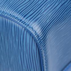 Louis Vuitton Toledo Blue Epi Leather Keepall 45 Bag