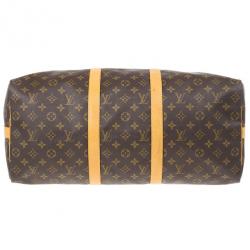 Pre Owned Louis Vuitton Monogram Canvas Keepall Bandouliere 50