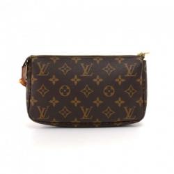 Pre Owned حقيبة إكسسوارات صغيرة لوي فيتون كانفاس مونوغرامية