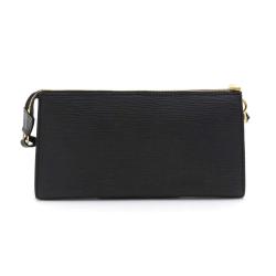 Pre Owned Louis Vuitton Noir Epi Leather Pochette Accessoires 24