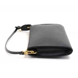 Pre Owned Louis Vuitton Noir Epi Leather Pochette Accessoires 24