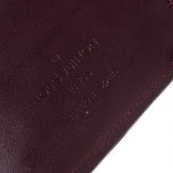 مملوكة مسبقًا جراب أجندة لوي فيتون فيرنيه فوفيستا روج مونوغرامي بحلقات صغيرة