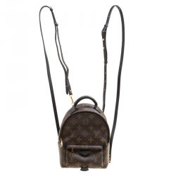 Louis+Vuitton+Palm+Springs+Backpack+Mini+Blue+Denim for sale online