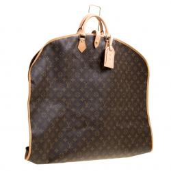 Pre Owned Louis Vuitton Monogram Canvas and Leather Garment Cover