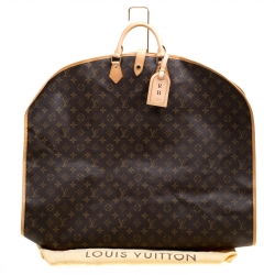 Pre Owned Louis Vuitton Monogram Canvas and Leather Garment Cover