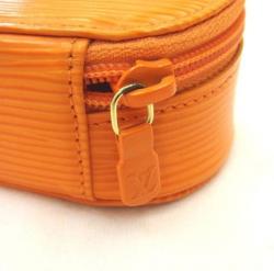 Pre Owned Louis Vuitton Ecrin Bijoux Orange Epi Leather Mini Jewelry Case