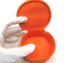 Pre Owned Louis Vuitton Ecrin Bijoux Orange Epi Leather Mini Jewelry Case