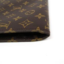 Pre Owned حافظة ملفات لوي فيتون بوش كانفاس مونوغرامية