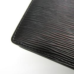 Pre Owned Louis Vuitton Noir Epi Leather Large Ring Agenda Cover