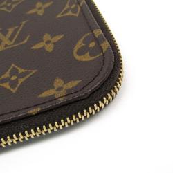 Pre Owned ح افظة ملفات لوي فيتون بوش كانفاس مونوغرامية