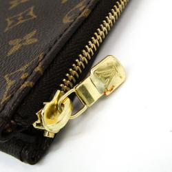 Pre Owned حافظة ملفات لوي فيتون بوش كانفاس مونوغرامية