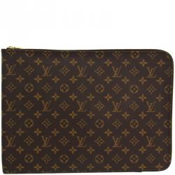 مملوكة مسبقًا Louis Vuitton Monogram Canvas Poche Document Case