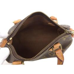 Pre Owned Louis Vuitton Monogram Canvas Mini HL Sac Bag