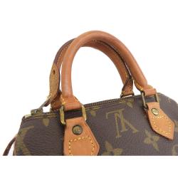 Pre Owned Louis Vuitton Monogram Canvas Mini HL Sac Bag