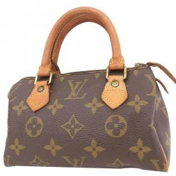 Pre Owned Louis Vuitton Monogram Canvas Mini HL Sac Bag