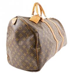 Pre Owned Louis Vuitton Monogram Canvas Keepall 55 Bag