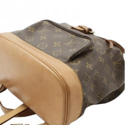 مملوكة مسبقًا حقيبة ظهر لوي فيتون مونتسوريس كانفاس مونوغرامية MM