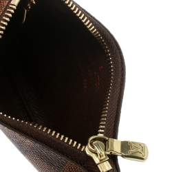 Pre Owned بوك مفاتيح لوي فيتون كانفاس دامييه أيبين