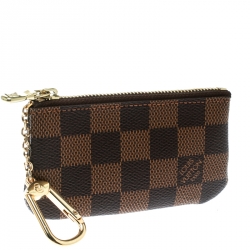 Pre Owned بوك مفاتيح لوي فيتون كانفاس دامييه أيبين
