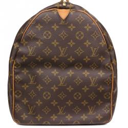 Pre Owned Louis Vuitton Monogram Canvas Keepall 60 Bag