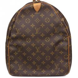 Pre Owned Louis Vuitton Monogram Canvas Keepall 60 Bag