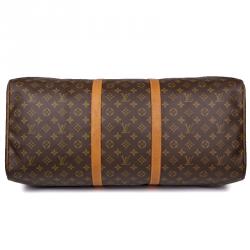 Pre Owned Louis Vuitton Monogram Canvas Keepall 60 Bag