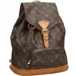 Pre Owned  Louis Vuitton Monogram Montsouris MM Backpack