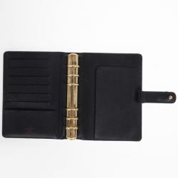 مملوكة مسبقًا Louis Vuitton Black Epi Electric Medium Agenda Cover
