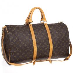 Pre Owned Louis Vuitton Monogram Keepall Bandouliere 50