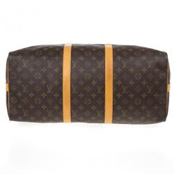 Pre Owned Louis Vuitton Monogram Keepall Bandouliere 50