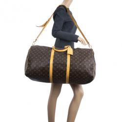 Pre Owned Louis Vuitton Monogram Keepall Bandouliere 60