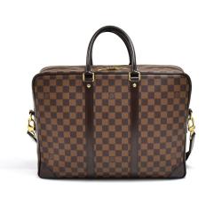 Pre Owned Louis Vuitton Damier Ebene Canvas Porte Documents Voyage GM Briefcase