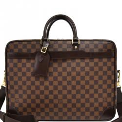 Pre Owned Louis Vuitton Damier Ebene Canvas Porte Documents Voyage GM Briefcase