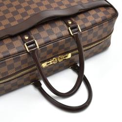 Pre Owned Louis Vuitton Damier Ebene Canvas Porte Documents Voyage GM Briefcase