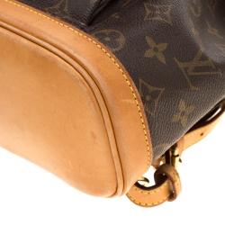 Pre Owned حقيبة ظهر لوي فيتون ميني مونتسو اريه كانفاس مونوغرامي