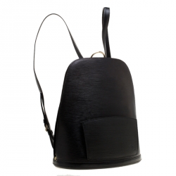 مملوكة مسبقًا Louis Vuitton Black Epi Leather Gobelins Backpack Bag