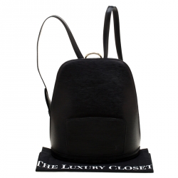 مملوكة مسبقًا Louis Vuitton Black Epi Leather Gobelins Backpack Bag