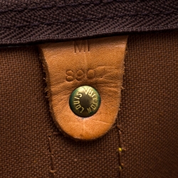 مملوكة مسبقًا Louis Vuitton Brown Monogram Canvas Keepall Bandouliere 60 Bag