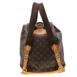 Pre Owned Louis Vuitton Monogram Canvas Montsouris GM Backpack