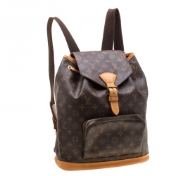 Pre Owned Louis Vuitton Monogram Canvas Montsouris GM Backpack