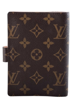 Pre Owned Louis Vuitton Monogram Canvas Small Ring Agenda Cover