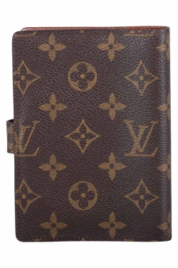 Pre Owned Louis Vuitton Monogram Canvas Small Ring Agenda Cover