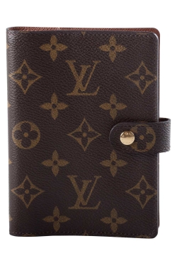 Pre Owned Louis Vuitton Monogram Canvas Small Ring Agenda Cover