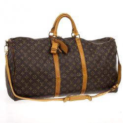 Pre Owned Louis Vuitton Monogram Keepall Bandouliere 60