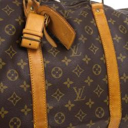 Pre Owned Louis Vuitton Monogram Keepall Bandouliere 60